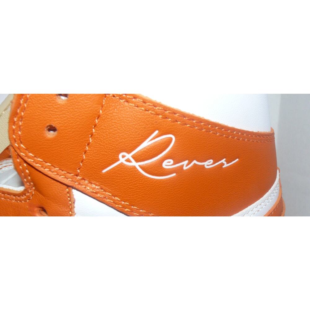 Reves Paris Air Kiy 85 High NY Edition White Orange Sneakers Mens Sz 14 NWT - Picture 8 of 10
